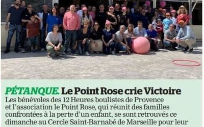 Trophée Point rose – La Provence & La Marseillaise, mai 2022