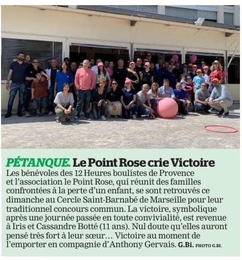 Trophée Point rose – La Provence & La Marseillaise, mai 2022