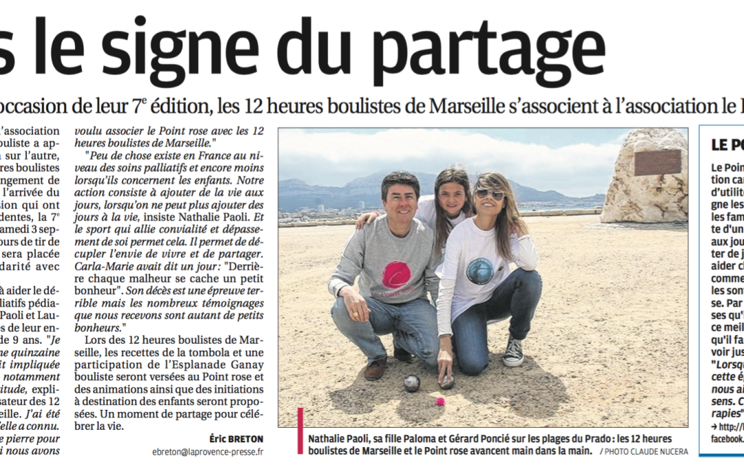 Article : Les 12 heures boulistes de Marseille