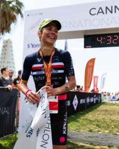 Christel Robin 1ere au Cannes International Triathlon 22