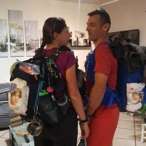 La traversée des Alpes, Christelle Yves et Dimitri